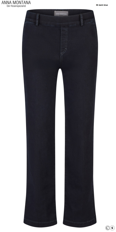 Mila 1045 Wide Flexi - Milano / sehr bequeme Schlupfhose mit weichem Bund, 80 cm lang, von Größe 36 bis 46 / ANNA MONTANA